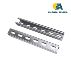 Kit Rail Perforé Acier Galvanisé + Accessoires (Personnalisable)
