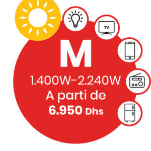 Kit solaire autonome off-grid taille M