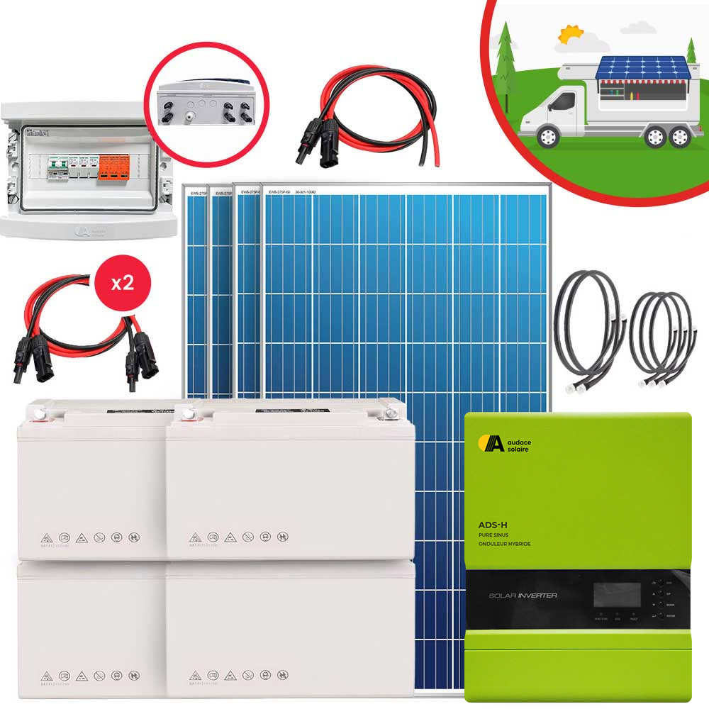 Kit solaire Food Truck XXLARGE 48-220V/ 5Kw/ 1.000Ah