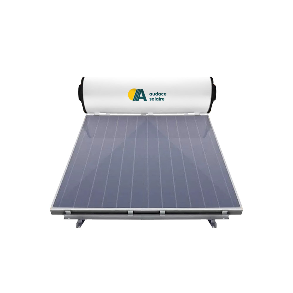 Chauffe-eau solaire Thermosiphon 1 capteur + ballon 150 litres circuits fermés Audace Solaire 3personnes Max