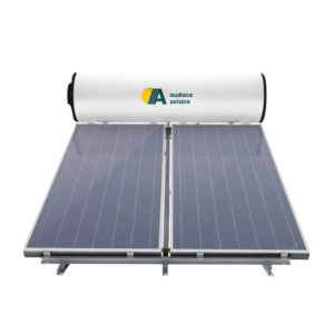 Chauffe-eau solaire Thermosiphon 2 capteur + ballon 300 litres circuits fermés Audace Solaire 5 à 8personnes Max