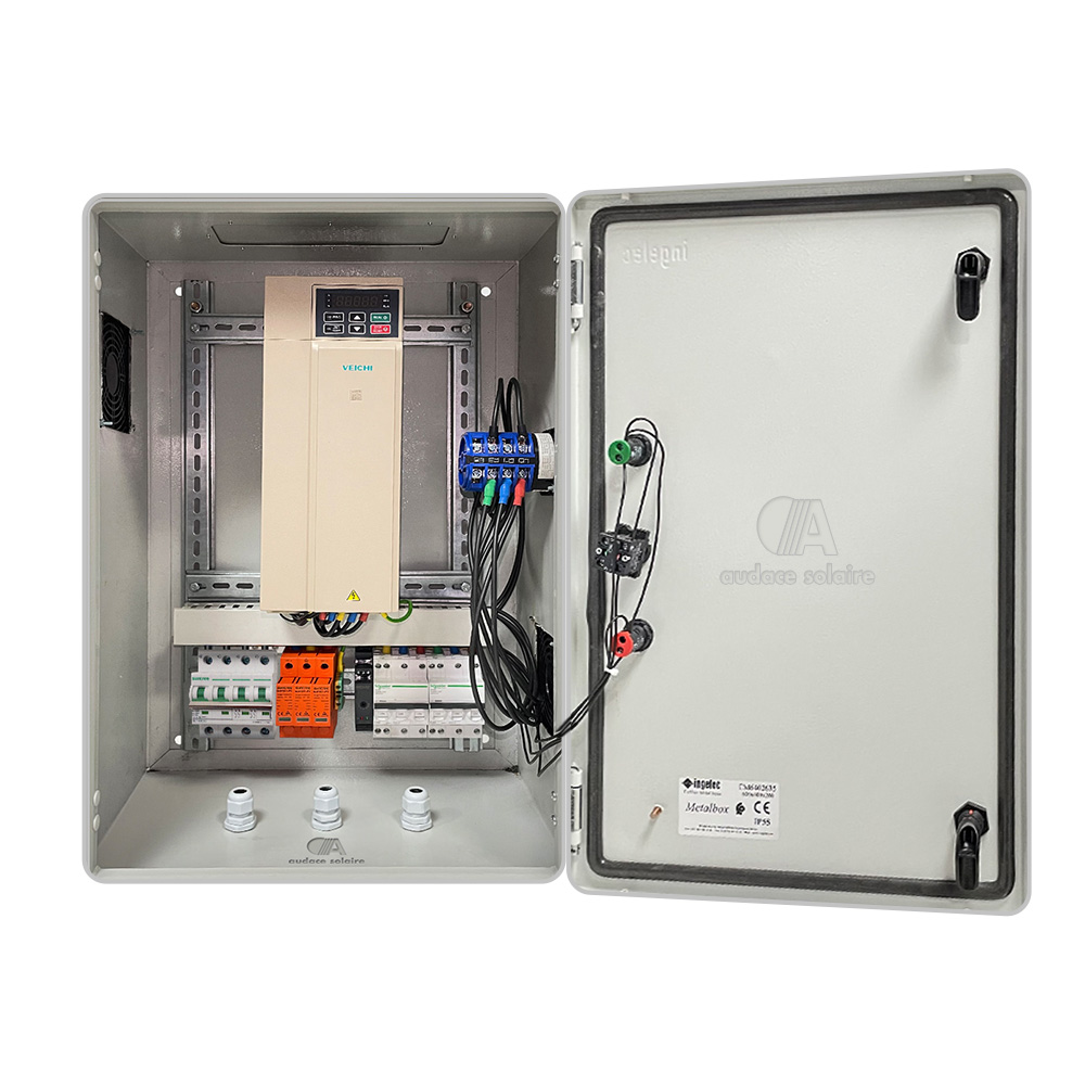 Kit pompage solaire – compatible avec les Pompes 380V de 15chevaux