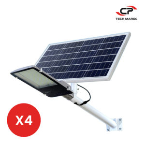 4 x Lampadaire Solaire 432pcs Leds (200W)