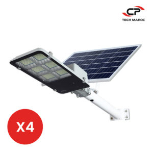4 x Lampadaire Solaire 671pcs Leds (300W)