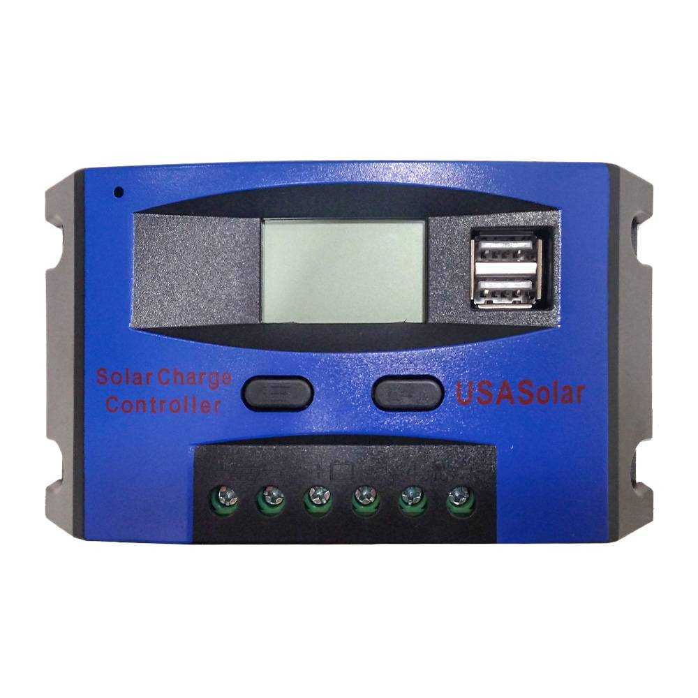 REGULATEUR DE CHARGE USASOLAR 12/24V, 20A PWM