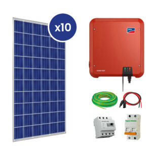 Kit Solaire Raccordé au réseau/ Onduleur SMA 5Kw/ Monophasé 220V/ 10Panneaux Guide de montage kit solaire autoconsommation (relié au réseau) onduleur