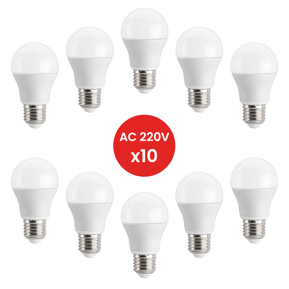 10 X Ampoule E27 LED 7W AC 220V