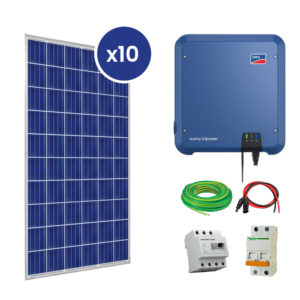 Kit Solaire Raccordé au réseau/ Onduleur SMA 5Kw/ Triphasé 380V/ 10Panneaux Guide de montage kit solaire autoconsommation (relié au réseau) onduleur