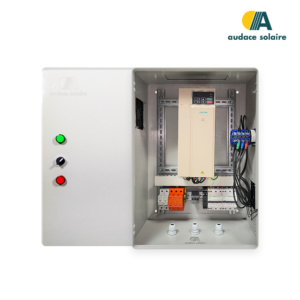 Coffret de transformation et protection DC/AC Pompage solaire Triphasé 220V 2,2Kw (Compatible Pompe Triphasé 220V Jusqu&rsquo;à 3Chevaux)