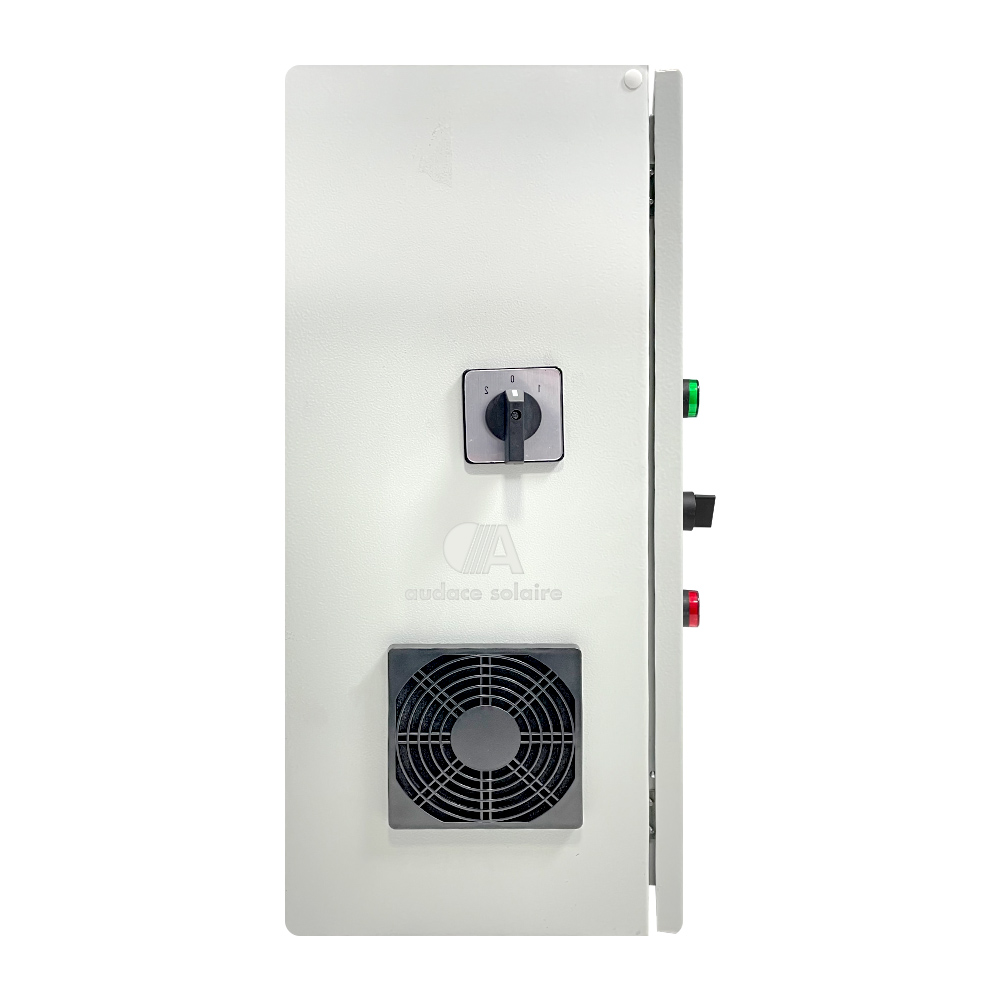 Coffret de transformation et protection DC/AC Pompage solaire Triphasé 380V 11Kw (Compatible Pompe Triphasé 380V Jusqu’à 15Chevaux)