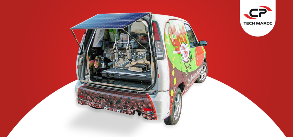 cover kit solaire Café mobile kit solaire Café mobile