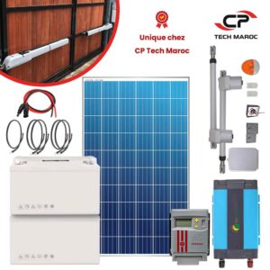 kit motorisation portail battant ou coulissant par l&rsquo;énergie solaire