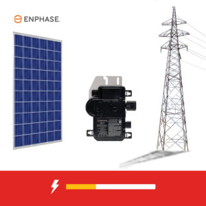 1 kit solaire autoconsommation (relié au réseau) Micro-onduleur