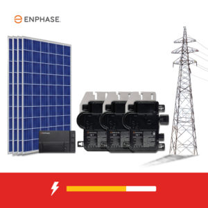 Kit solaire autoconsommation (relié au réseau)