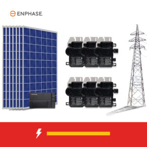 3 kit solaire autoconsommation (relié au réseau) Micro-onduleur