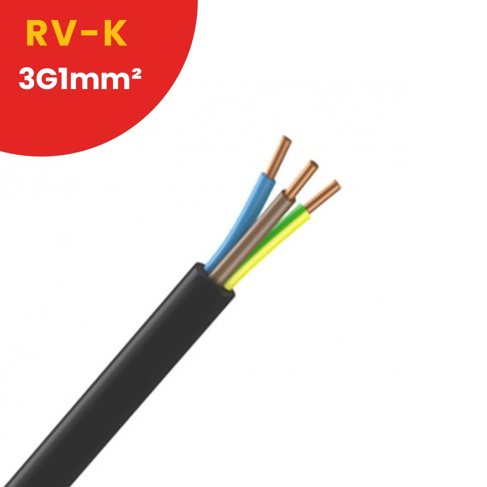 Câble Submersible Souple Compatible Sondes de Niveaux (profondeur -50mètres) – 3Gx1mm²