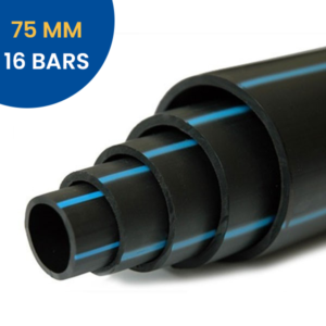 TUYAU POLYÉTHYLÈNE BANDE BLEUE Ø 75 MM 16BARS 1er Choix