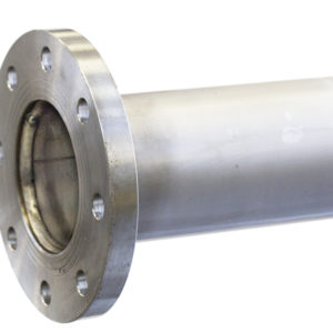 Tube à Bride Soudé Galvanisé NU 2.5Mètres 3&Prime; ½ Pouce