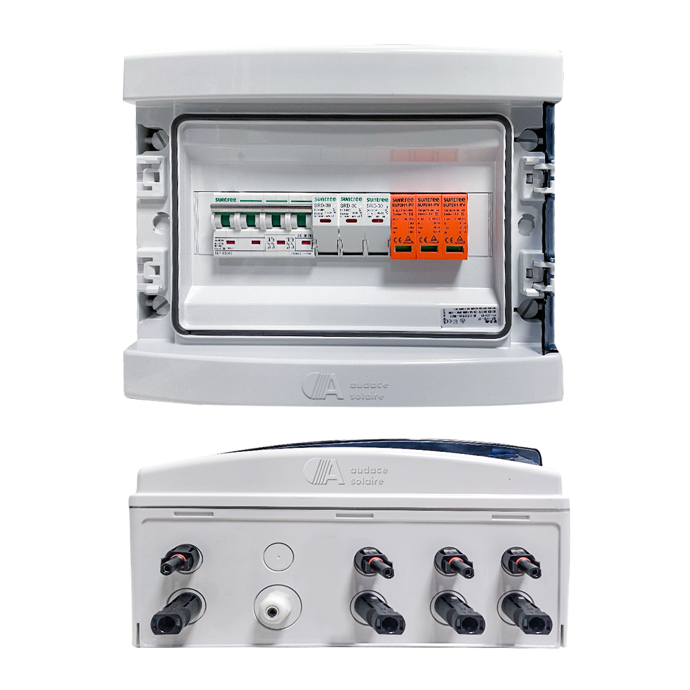 Coffret ralonge de protection DC pompage solaire 1000V – 3 String