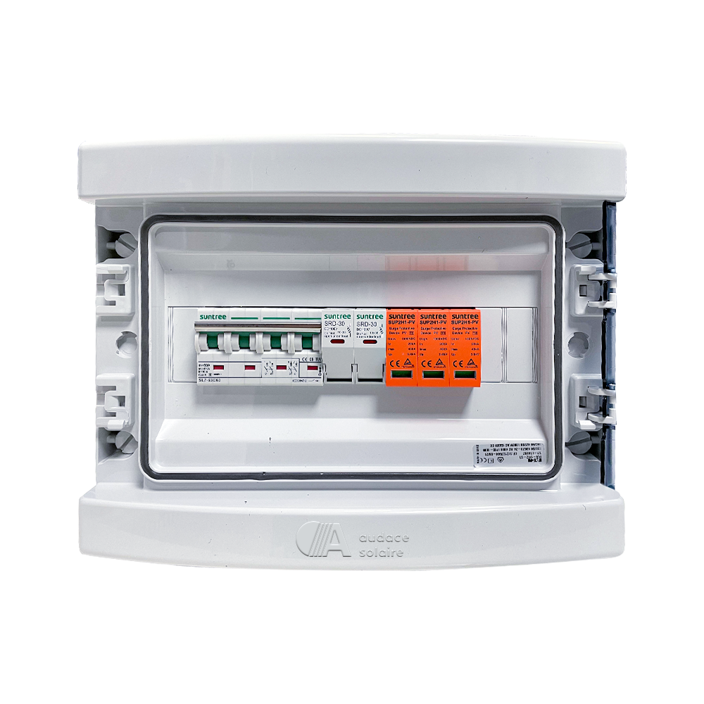 Coffret ralonge de protection DC pompage solaire 1000V – 2 String