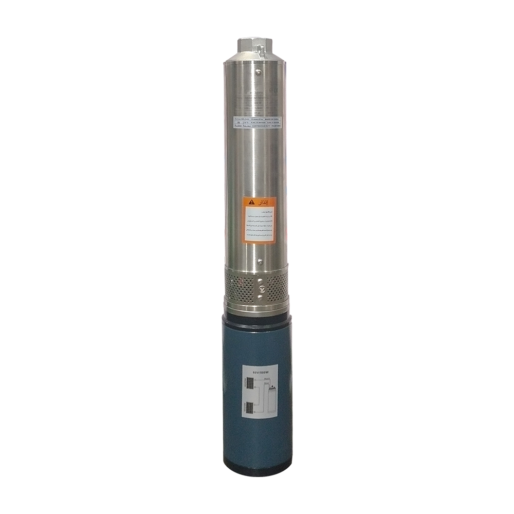 Pompe immergée solaire DC/ 500W/ 60V/ Hmt Max 58Mètres