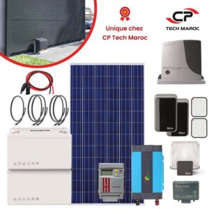 kit motorisation portail battant ou coulissant par l&rsquo;énergie solaire