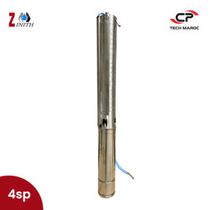 Pompe immergée ZINITH 4SPT03/18- Triphasé 380V- 1.5chevaux- diamètre 40°- HMT Max: 107
