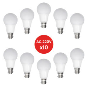 10 X Ampoule B22 LED 7W AC 220V
