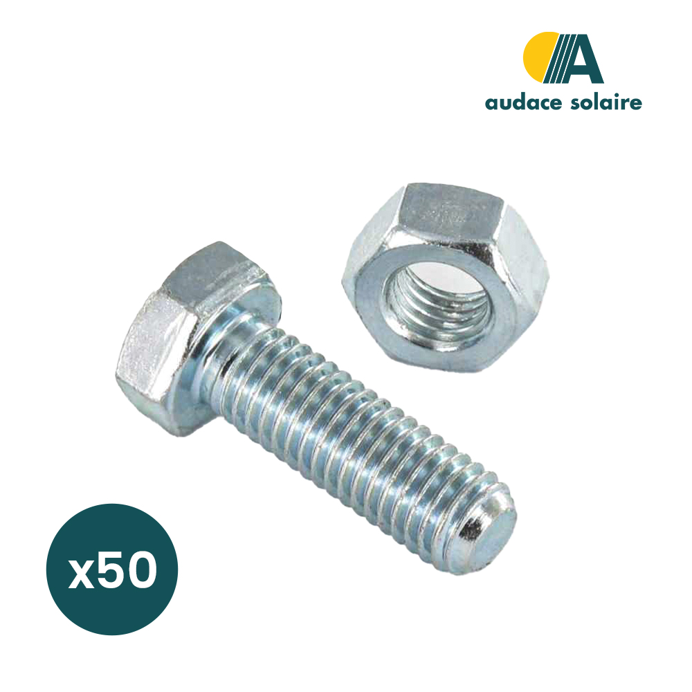 Kit Rail Perforé Acier Galvanisé + Accessoires (Personnalisable)