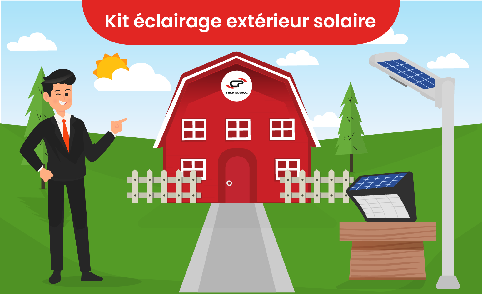 CP S.A.V - Quel kit solaire éclairage extérieur choisir ? Découvrez quel kit solaire choisir ?