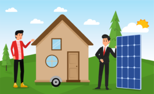 Kit solaire chalet & tiny housse