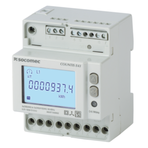 Compteur d’énergie SOCOMEC COUNTIS E43 via CT MODBUS RS485