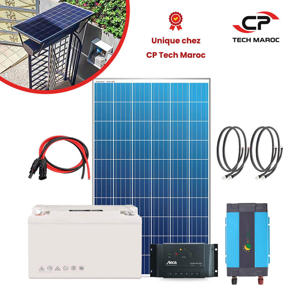 kit Solaire – Compatible avec Porte tournante automatique de tourniquet