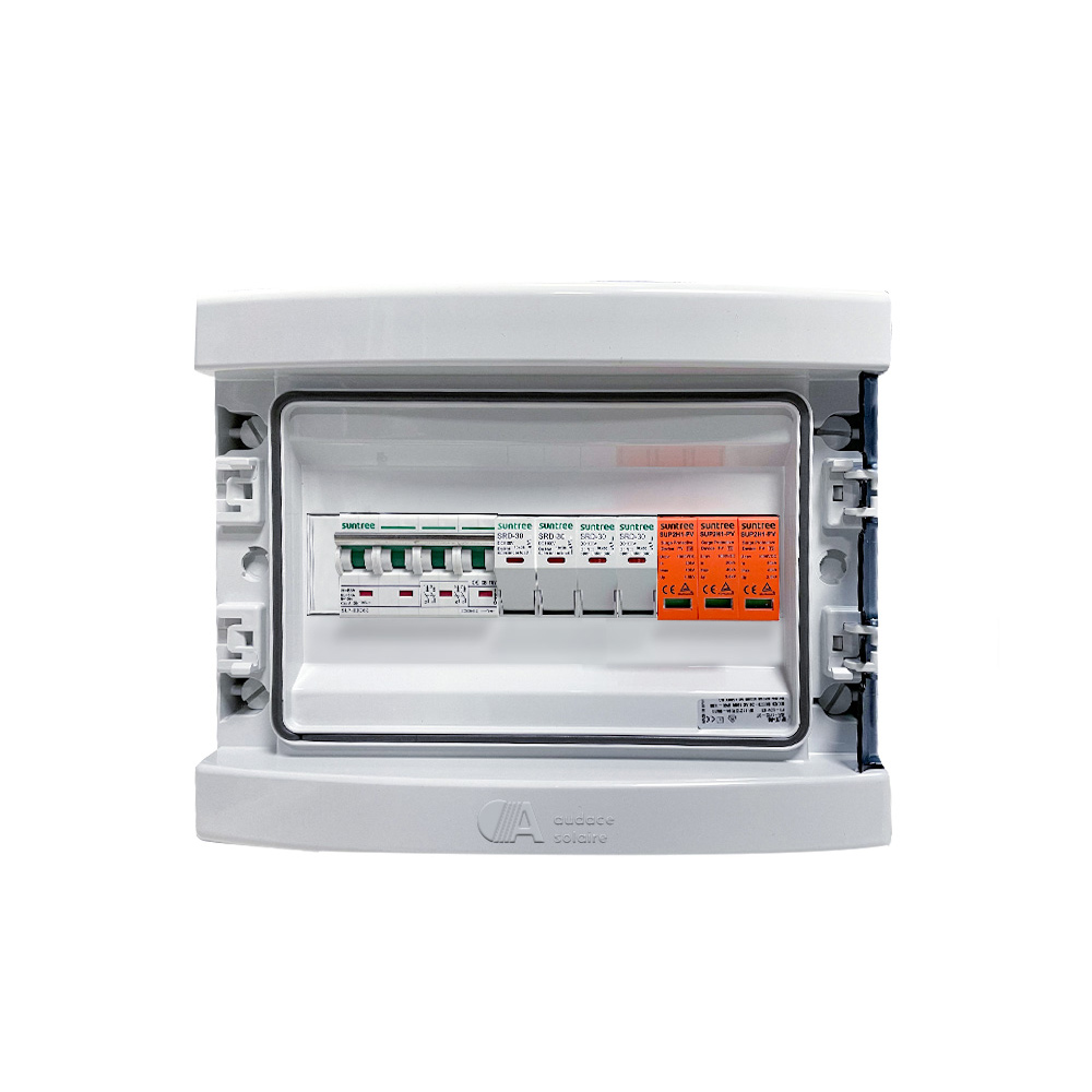 Coffret ralonge de protection DC pompage solaire 1000V – 4 String