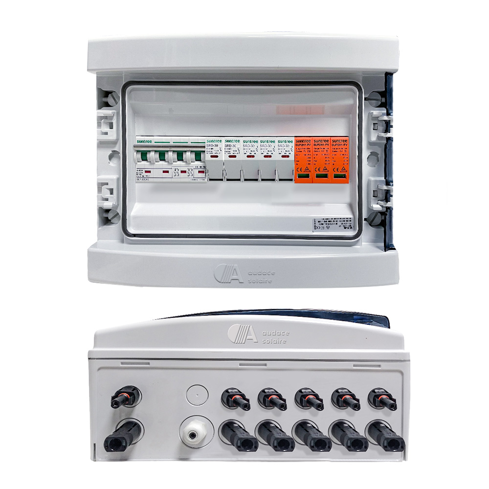 Coffret ralonge de protection DC pompage solaire 1000V – 5 String
