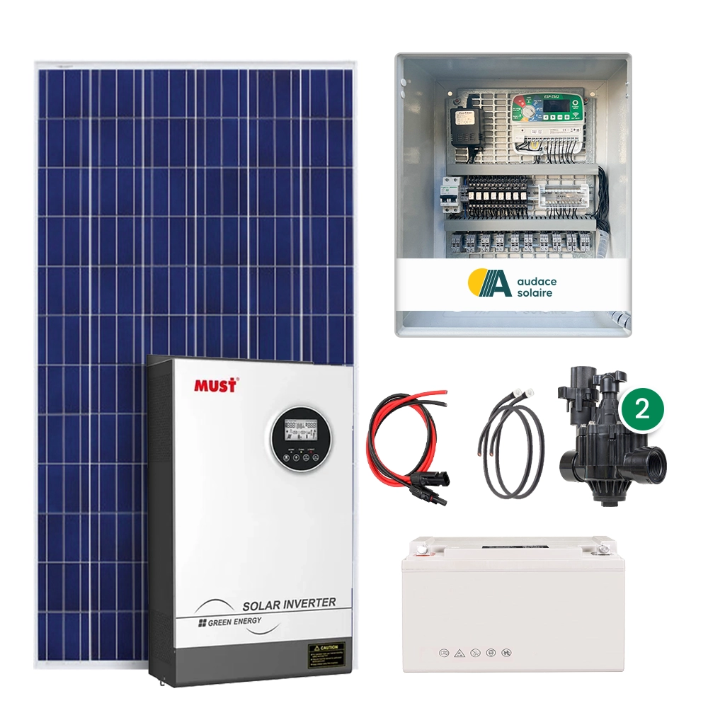 Kit solaire arrosage automatique 2 électrovannes