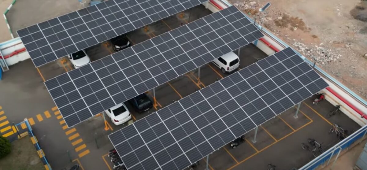 Installation Photovoltaïque Innovante à Fkih Ben Saleh  pour Centrale Danone 65 Kw