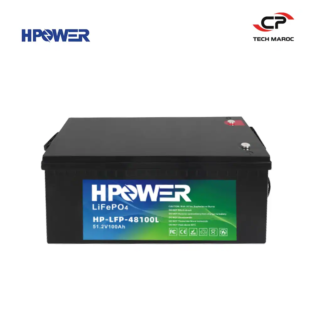 Batterie Lithium H.POWER  LiFePO4 12.8V 100Ah